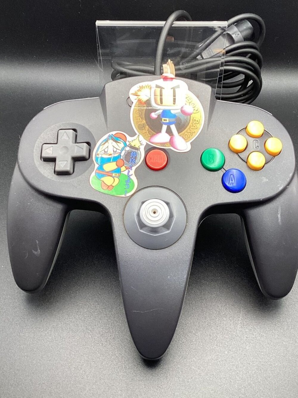 Nintendo N64 Japanese Exclusive Black Mario Kart Controller NUS-005 Tested Works